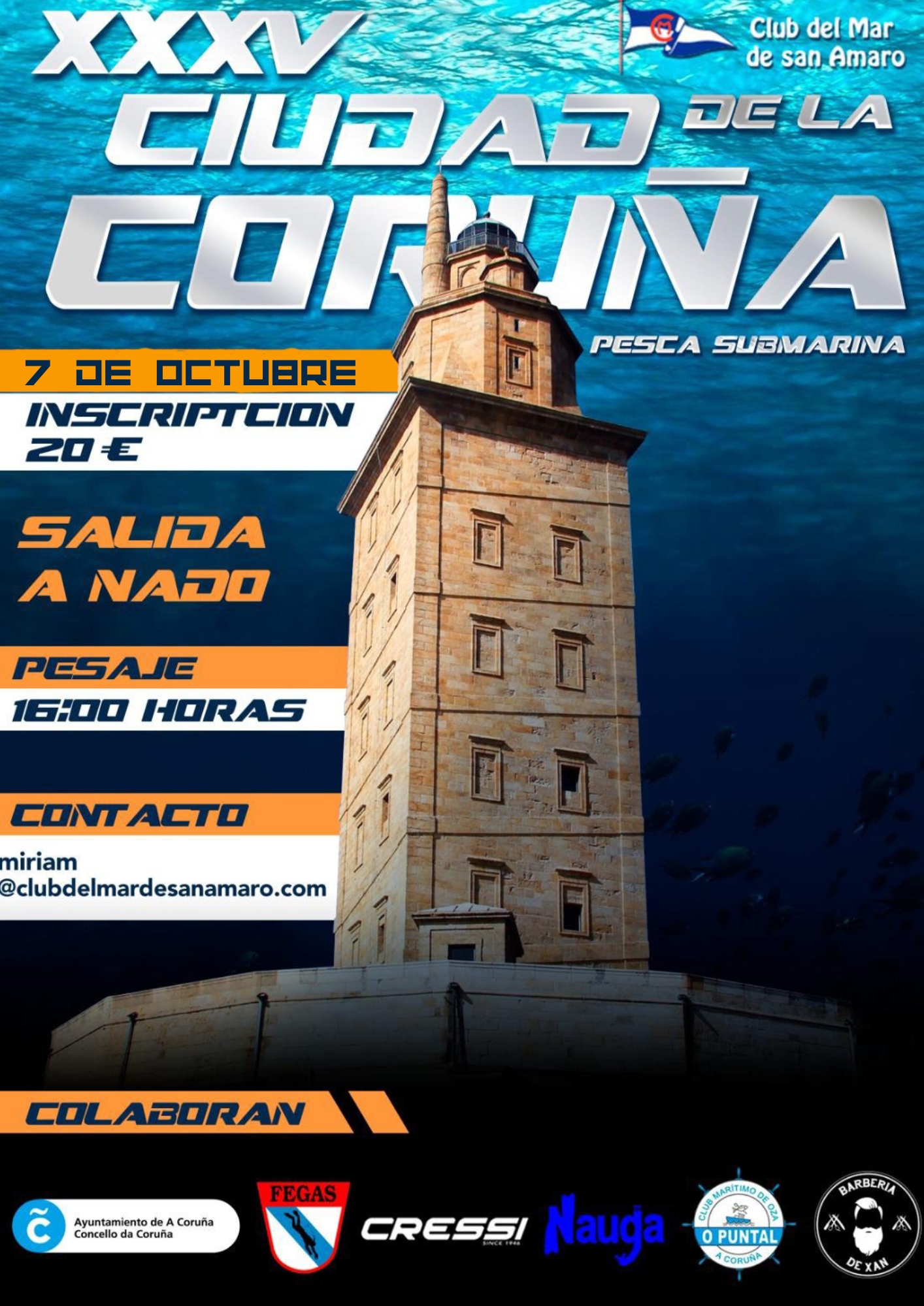 XXXV Cidade de A Coruña Pesca Submariña 2023